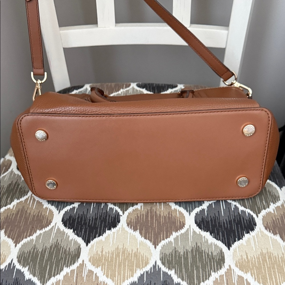 Michael Kors Tan Leather Satchel - Picture 4 of 8